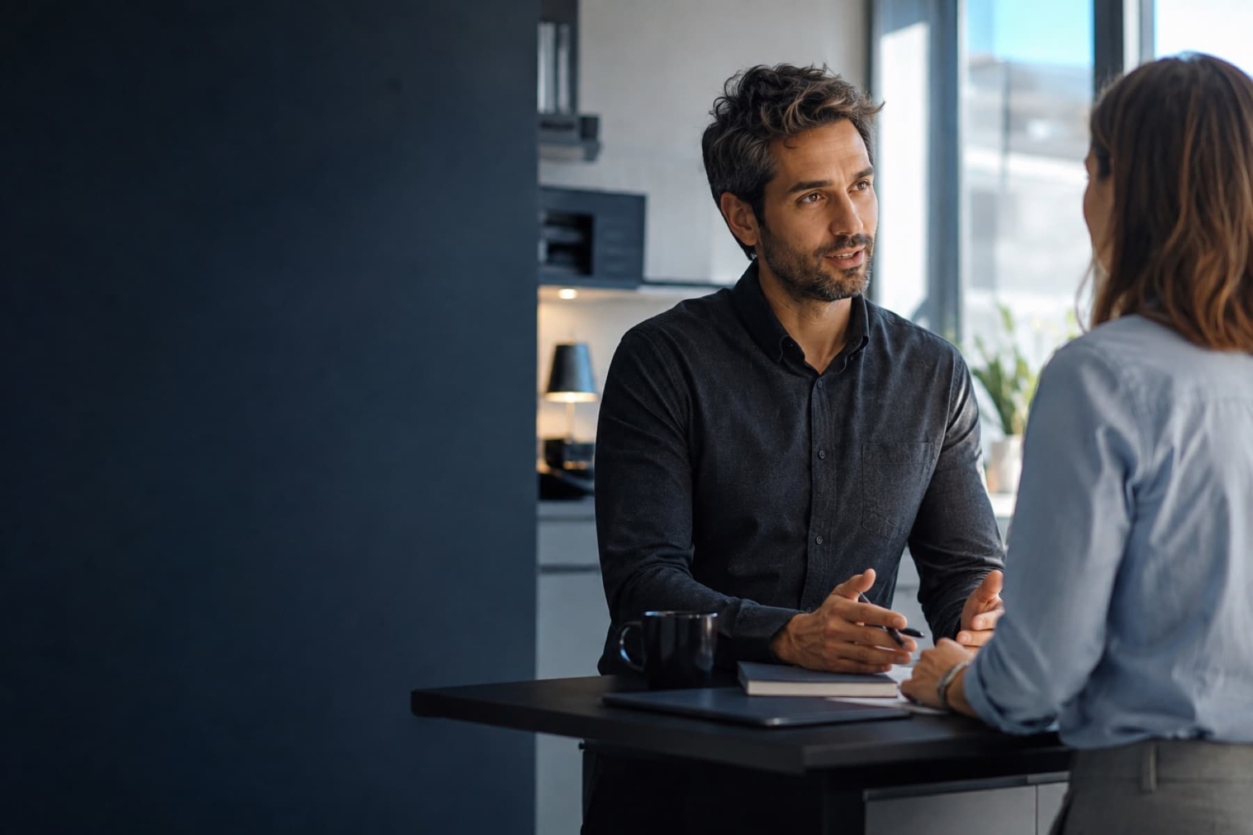 A business leader with time for a valuable human conversation